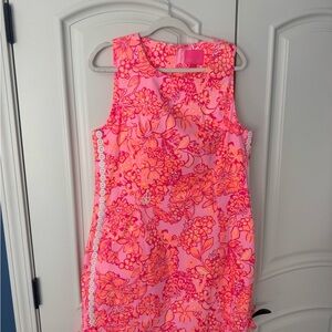 Lilly Pulitzer Pink and Orange Floral Dress